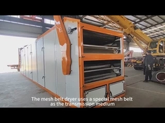 Upgrade Drying Process Heavy Industry Fully Automatic Mesh Belt Dryer